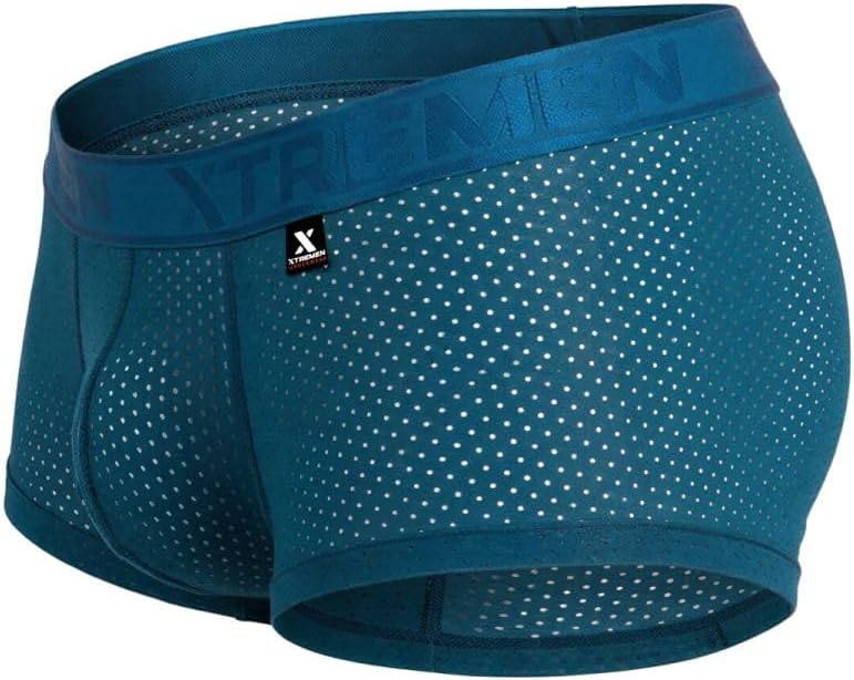 Cycling Print Boxer Briefs in Dark Gray by Xtremen