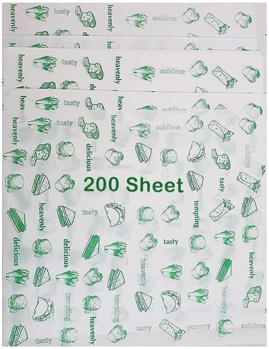 - MAPPA Non-Stick Baking Paper Sheets 200 Sheets | Premium Oven Safe Butter Paper for Cooking