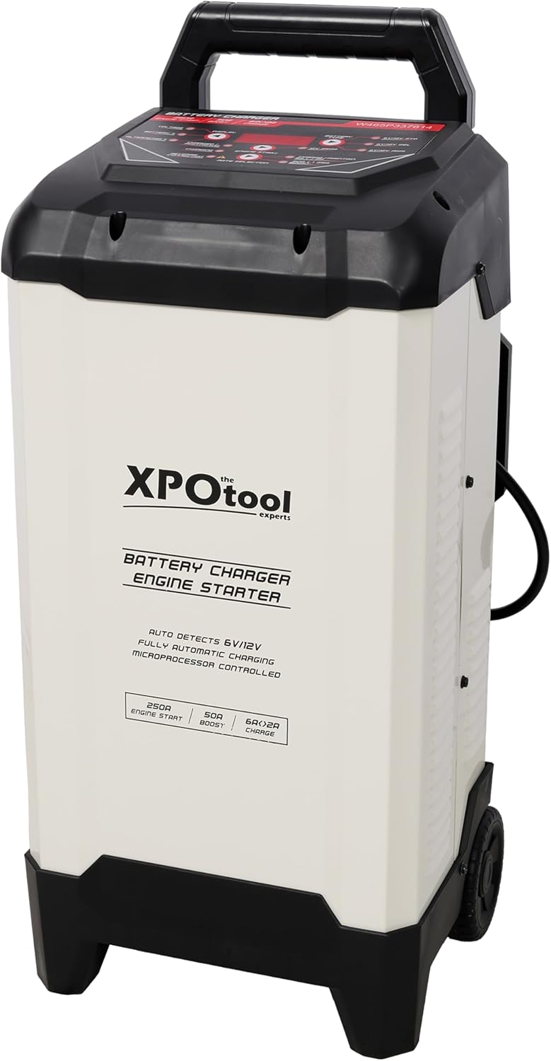 GOWE Smart Wheeling Battery Charger,120V/60Hz,250A,Automotive Battery Charger for 6V & 12V, ETL Certificate