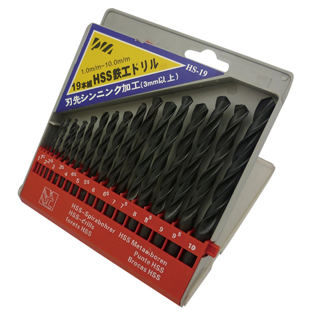 Amazon | PROMOTE ハイス ドリルセット 19PC HS-19 | 木工用ドリル