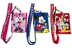 Disney Pin Trading Lanyard with ID Holder and Accessories