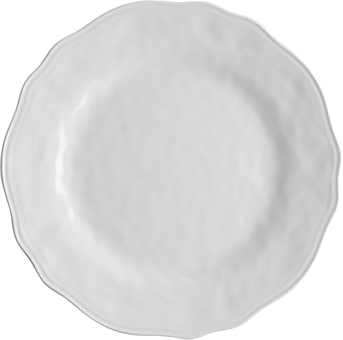 Miniatura 55 de UP ware Tuscany - Juego de vajilla de melamina de 12 piezas, juego de platos para exteriores, juegos de platos y cuencos, servicio para 4