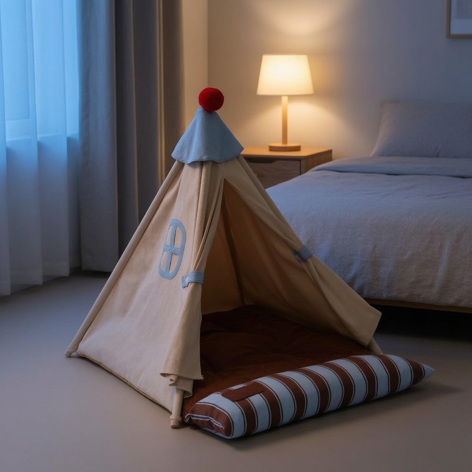Tenda per Animali Domestici con Cuscino, Autunno-Inverno