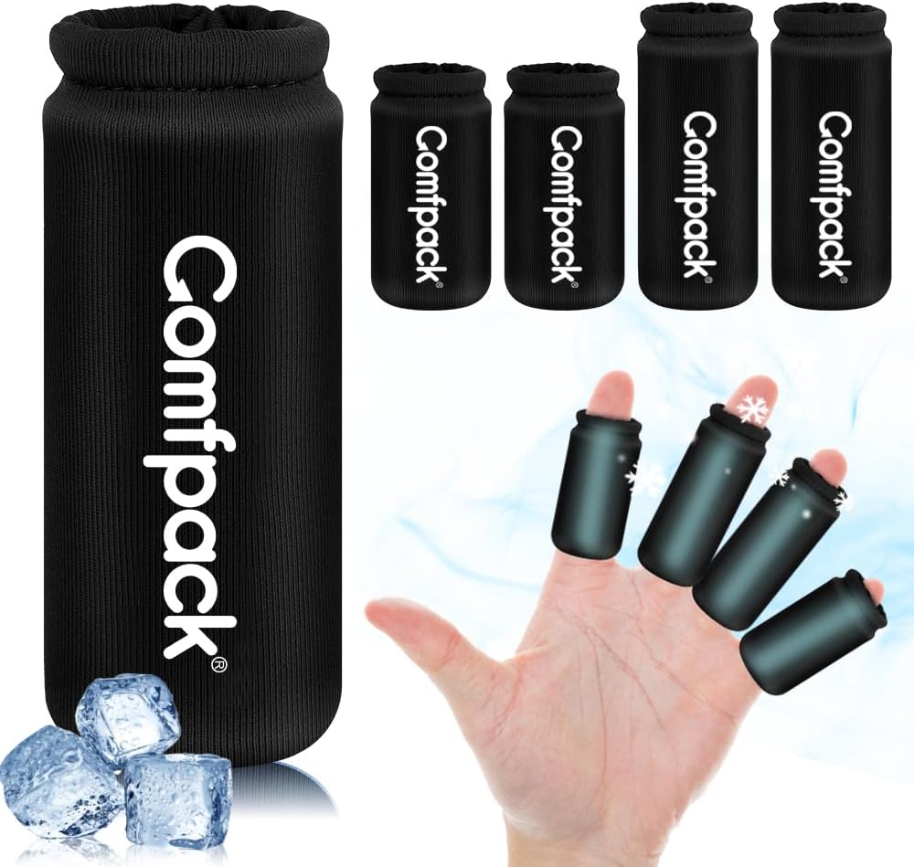 Medineed 2PCS Finger and Toe Cold Gel Ice Pack,NonToxic