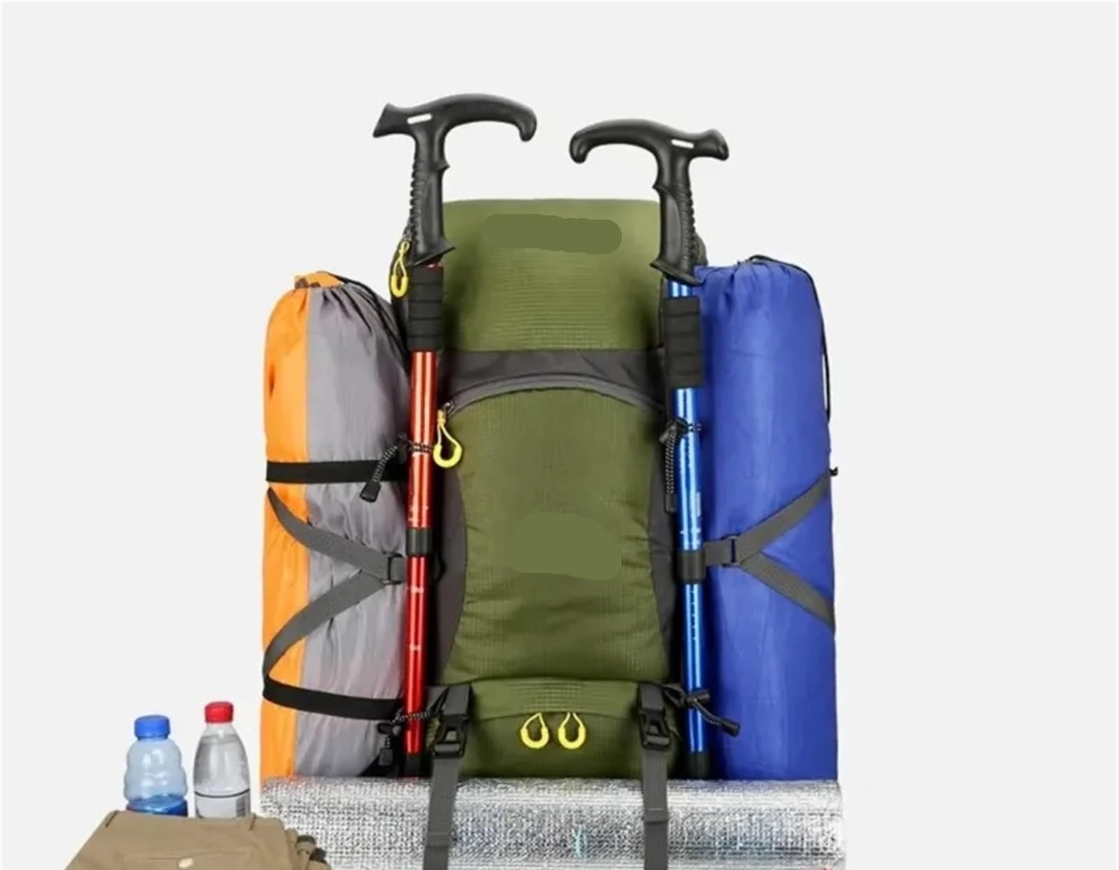 Hohe Kapazität Multifunktionale Wanderrucksack Männer Outdoor Sport Reise Rucksack Tasche Frauen 50L Wandern Klettern Angeln Rucksack