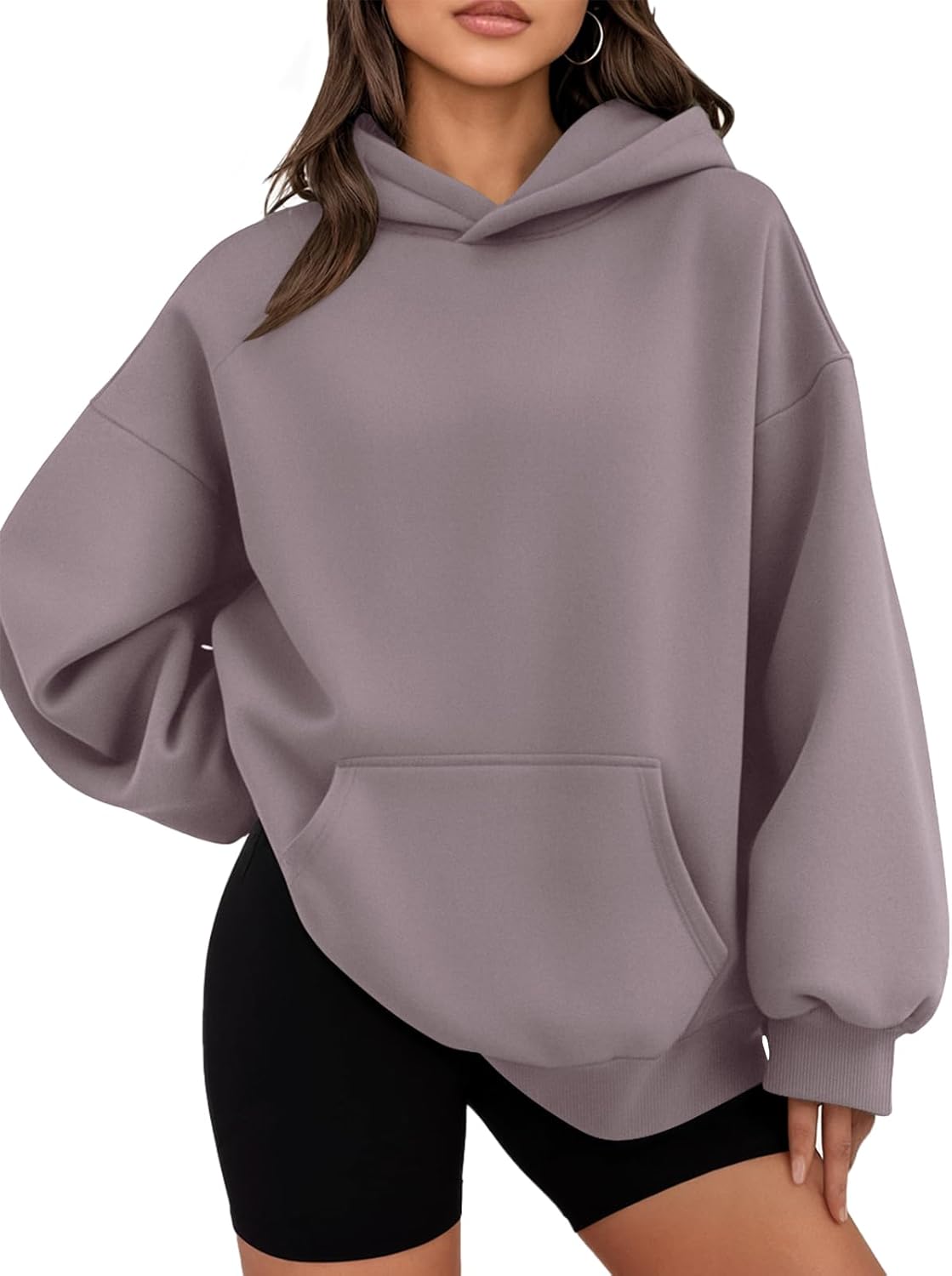 WYNNQUE Hoodies for Women Oversized Sweatshirts Fall Fashion Outfits 2025 Casual Sweaters Tops Fleece Workout Winter Clothes