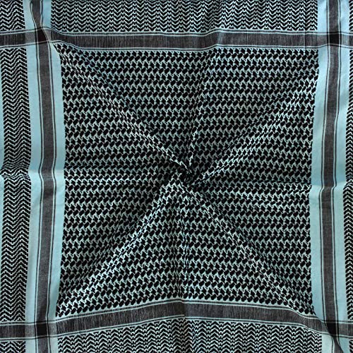 Freak Scene Kefiah - blu-blu chiaro - nero