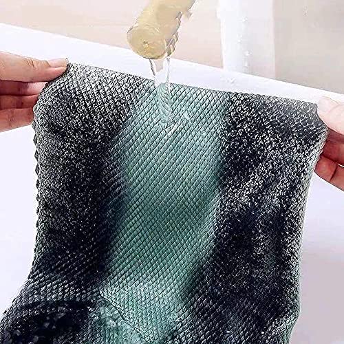 Visschubben Microvezeldoekjes, Superabsorberende Golfachtige Visschaaldoekjes Zonder Sporen, Gebruikt Om De Keuken… - Image 5