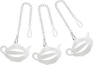 teeverliebt - Teefilterhalter "Click" 3x Halter für Teefilter aus Edelstahl, Filterhalter
