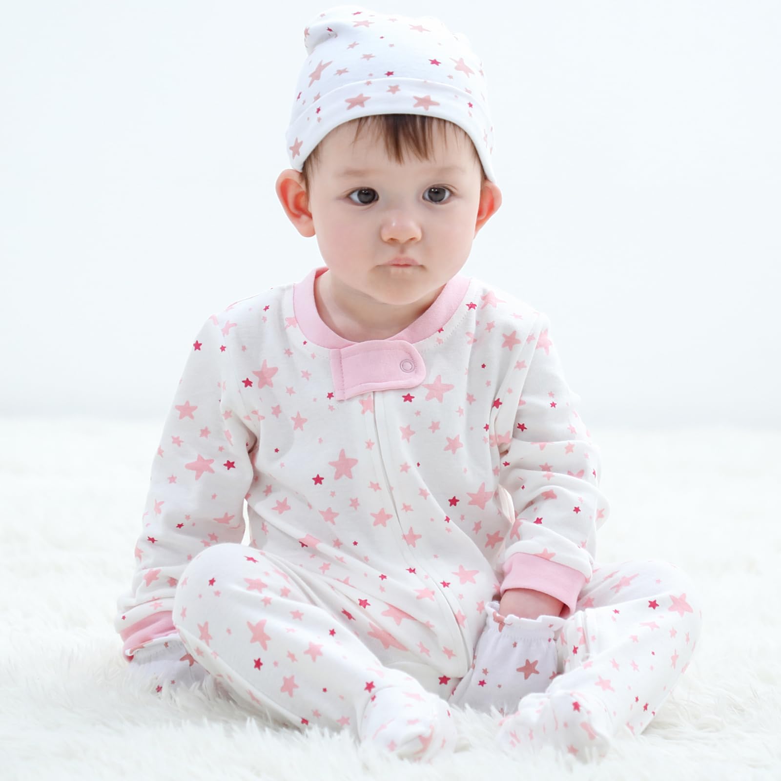 Ruliby Ropa de bebé recién nacidos y recién nacidos niños niñas esencial conjunto de accesorios