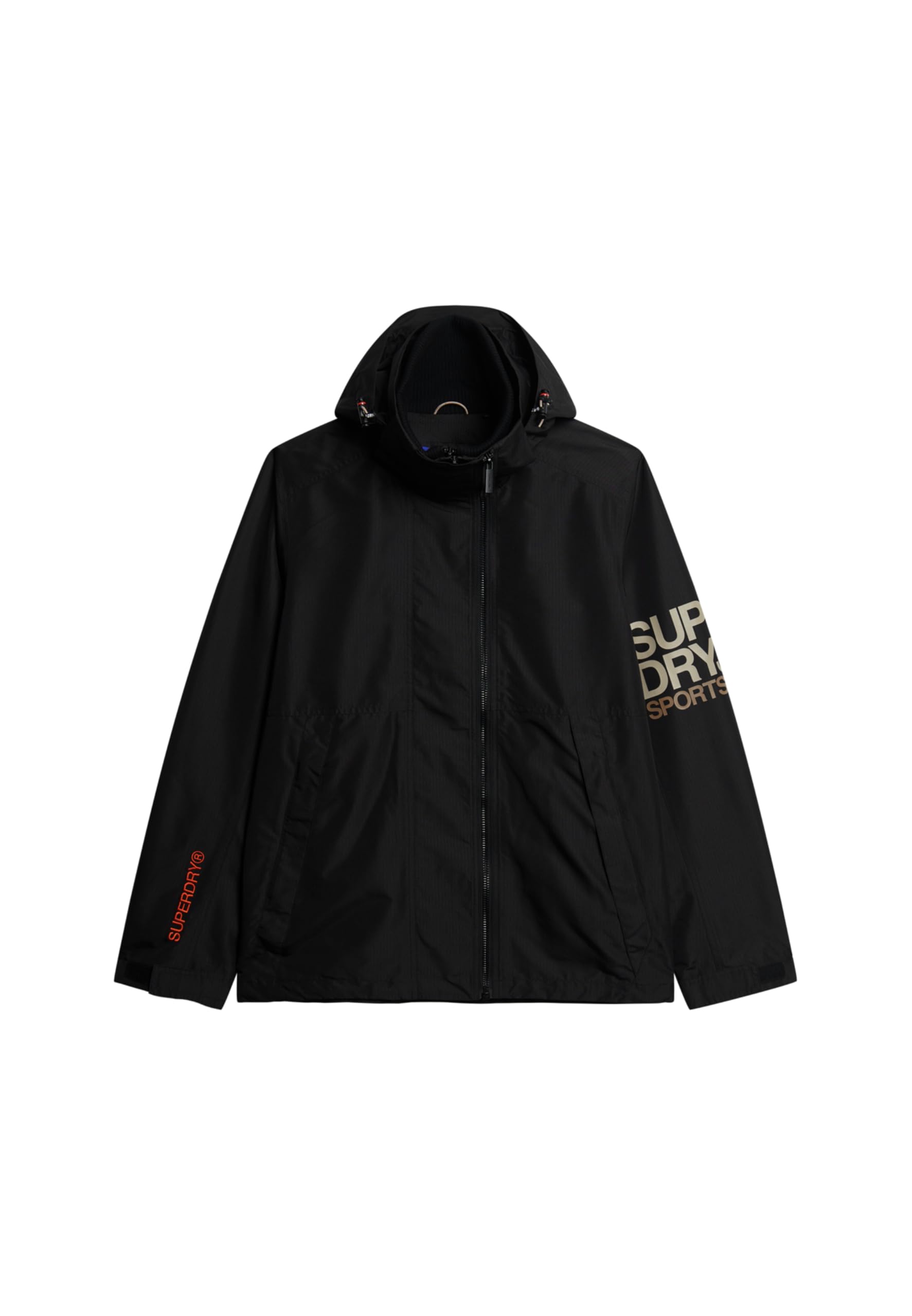 Superdry Para Hombre. M5011842A Chaqueta Cortavientos Con Capucha Yachter Sd Negro (M), Casual, PoliéSter, Manga Larga-image