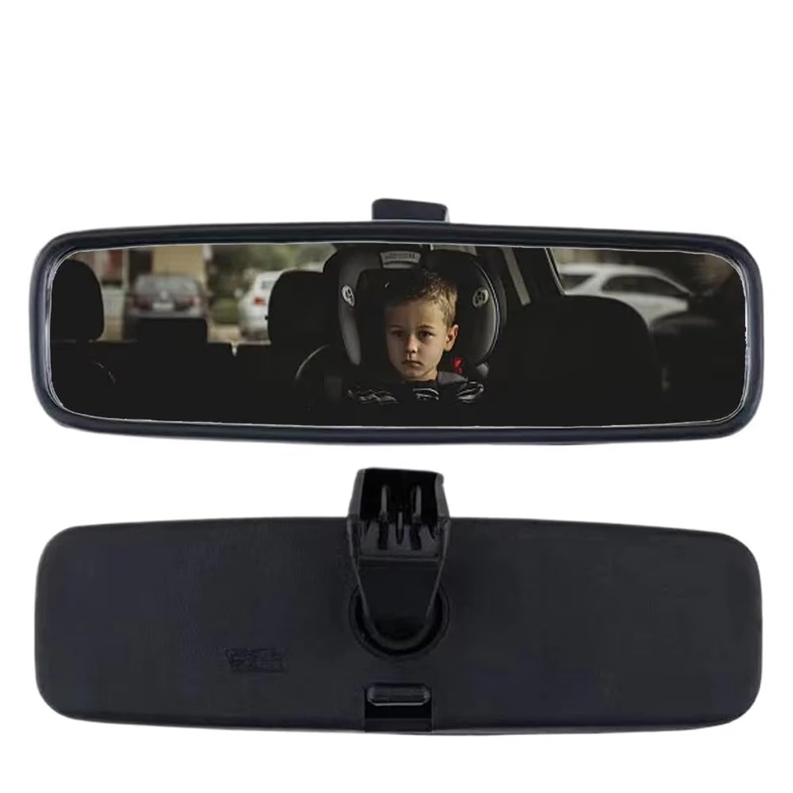 Specchio Interno Auto Universale Specchietto Retrovisore Interno Ruotabile 360° Grandangolo Regolabile Con Ventosa Stile Auto Specchietto Retrovisore
