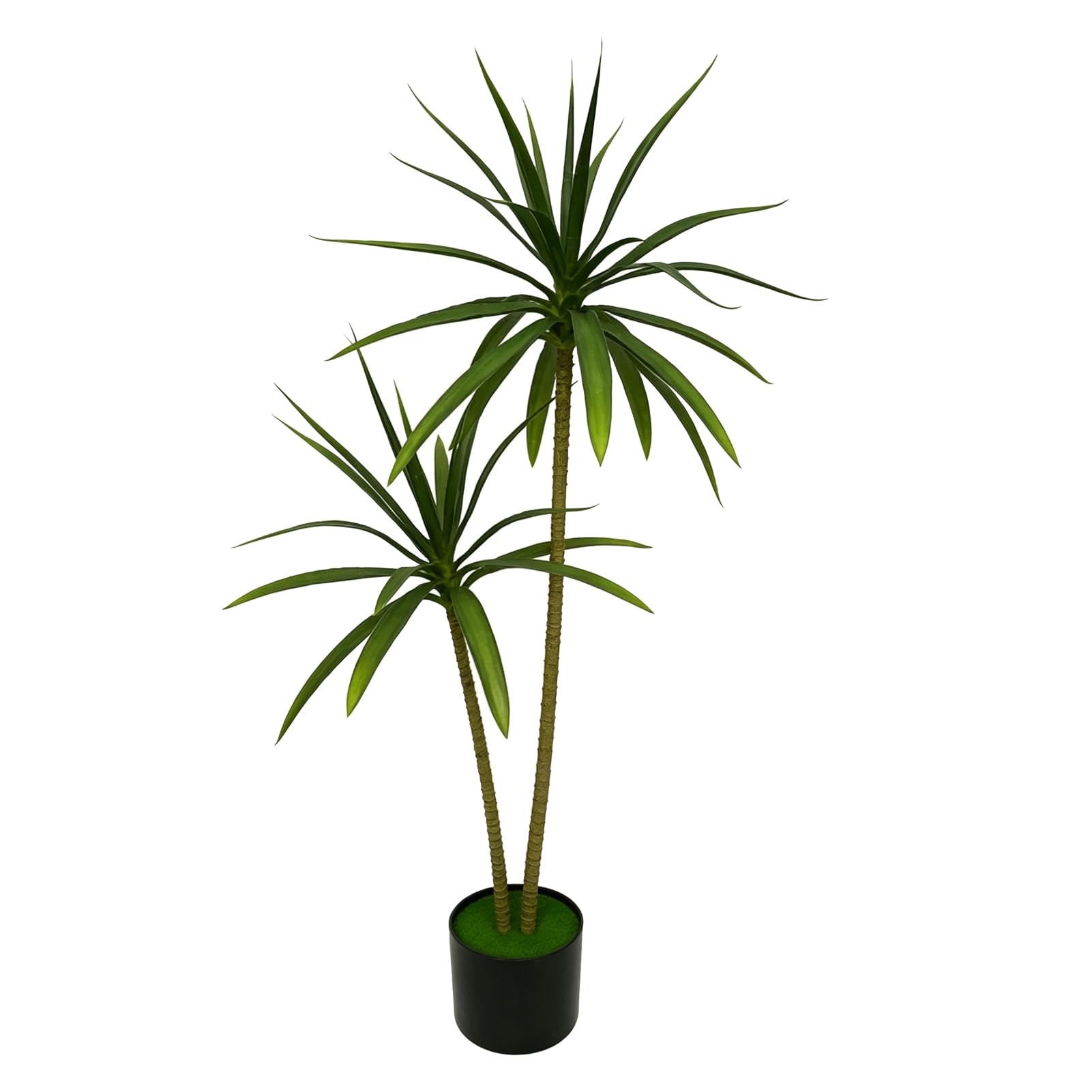 Plante D'agave Artificielle à Pointes dans Un Pot Noir (120 cm)
