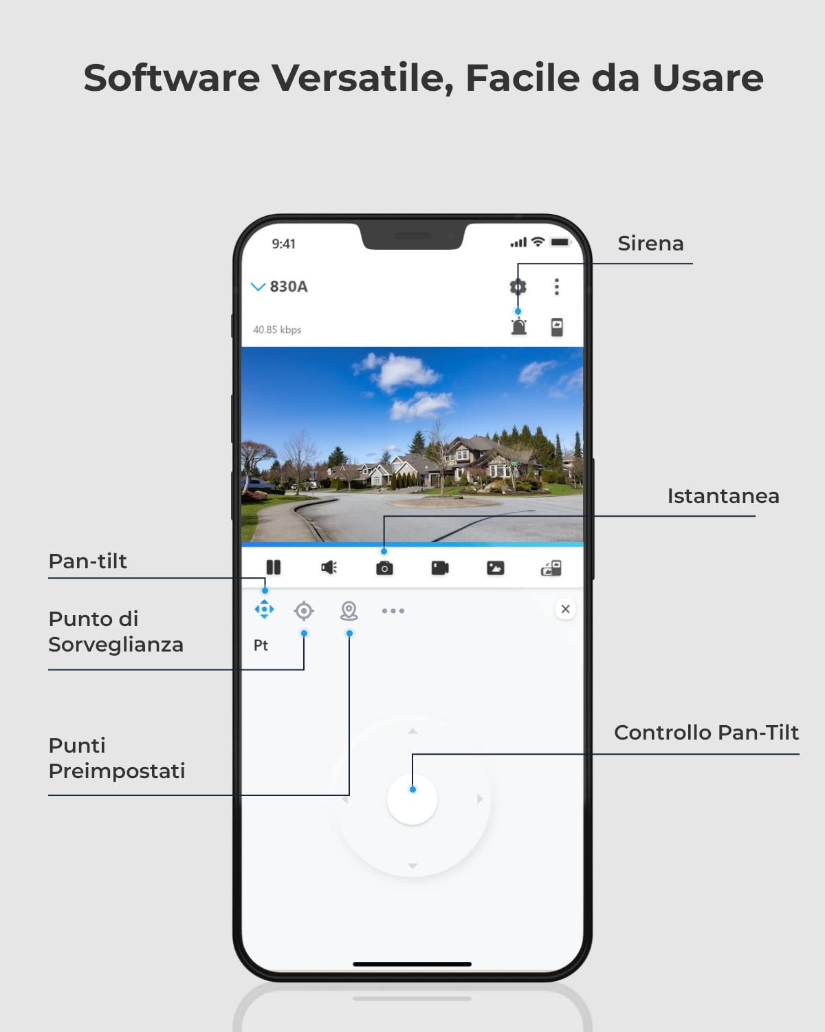 Reolink E1 Outdoor SE PoE – Telecamera 4K Esterna, Pan 355° Tilt 50°, Inseguimento Automatico, Visione Notturna A Colori