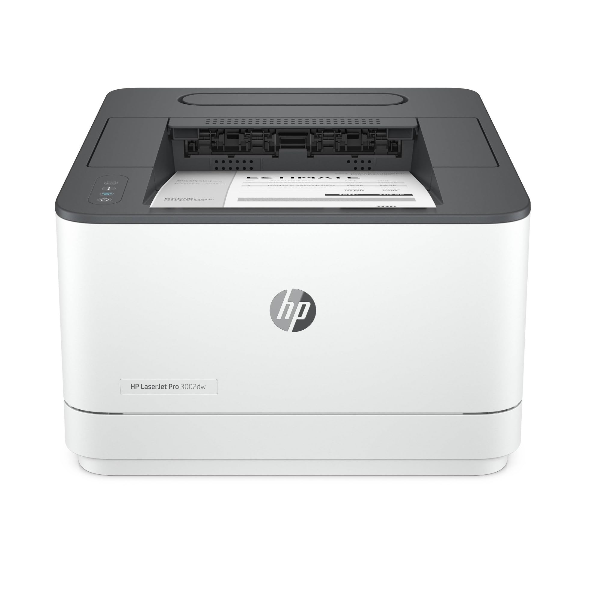 HP LaserJet Pro 3002dw 3G652F, Impresora Láser A4 Monocromo a Doble Cara automática (33ppm, Wi-​Fi, Ethernet, USB 2.0, Procesador 800MHz, Memoria 256MB, Smart App) Blanca y Gris