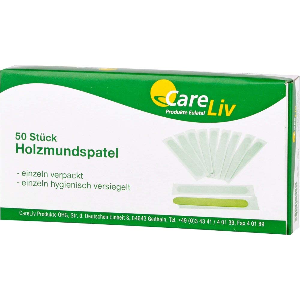 50 Holzmundspatel Einzeln Verpackt – Hygienisch, Steril, Für Arztpraxis & Zahnmedizin