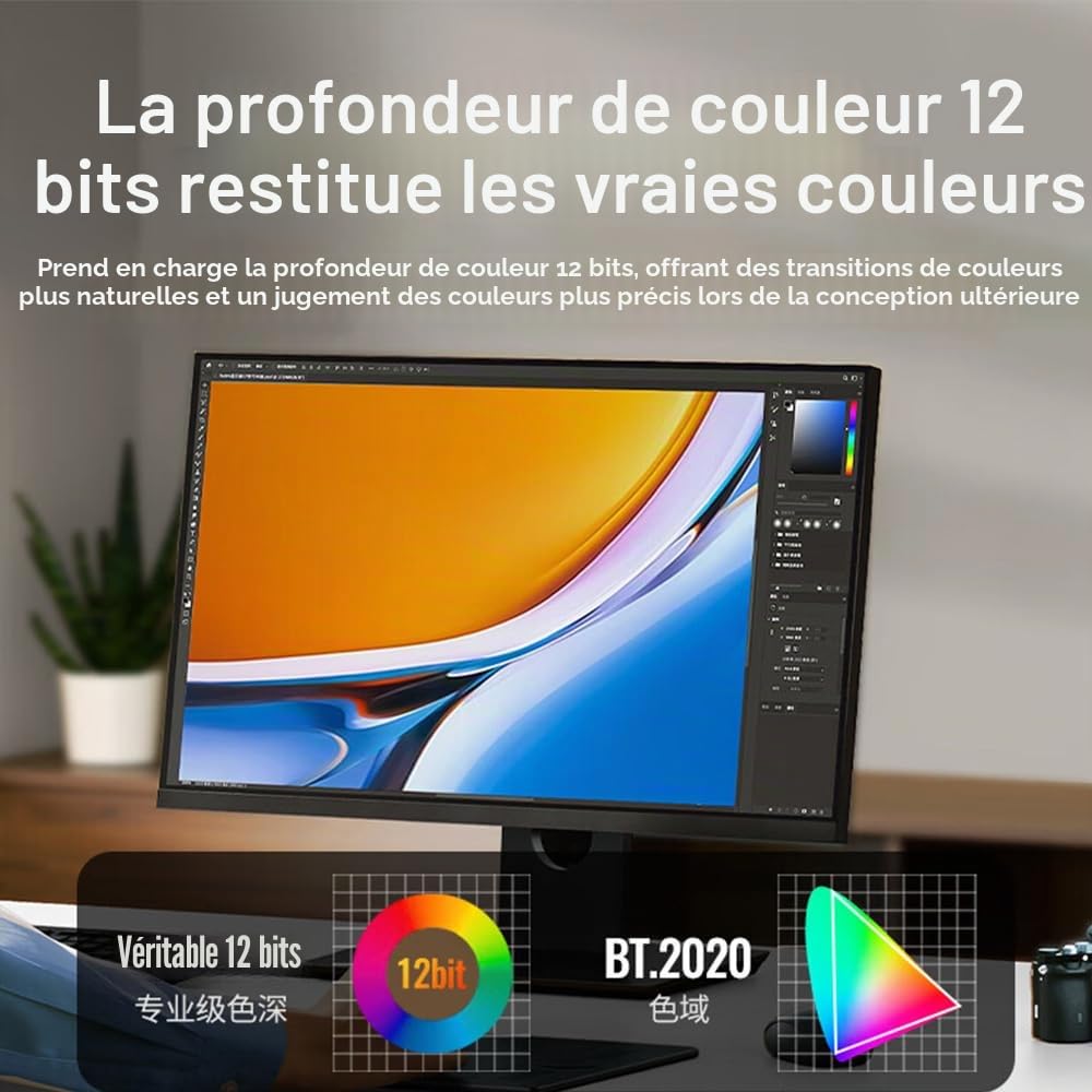 USB-C Thunderbolt 4 à DisplayPort 2.1 2m 12Bit Ultra HD 16K Vidéo USB 4.0 Thunderbolt 5 DP 2.0 Câble 16K (15360x8640)@60Hz 4K@240Hz 8K@120Hz Port d'affichage 2.1 Compatible Avec MacBook