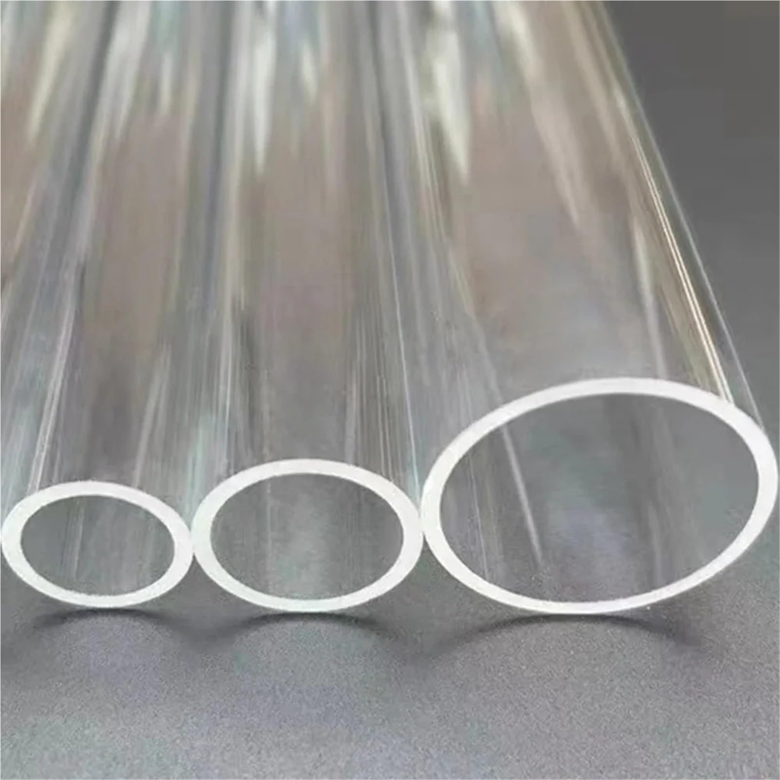 Resistencia da alta temperatura del tubo de vidrio capilar transparente del cuarzo(OD2XID1x100mm)