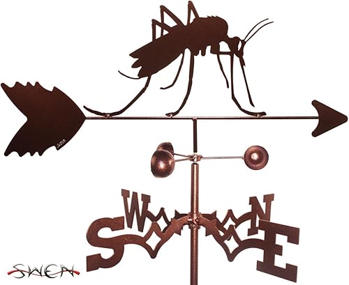 SWEN Products Hecho a mano Mosquito Insect Flat Post Mount Veleta  Nuevo