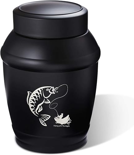 Miniatura 9 de Urna mediana para cenizas humanas, urna de cremación para cenizas para mujeres, urnas verdes de cerámica para cenizas humanas, hombres adultos, urna