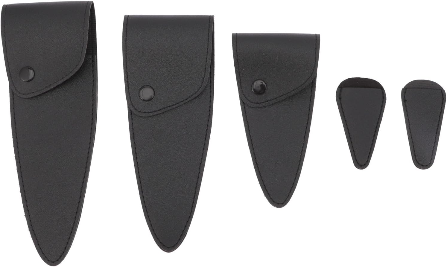 Milisten Scissor Protective Covers 5 Pack for Beauty Tools Black