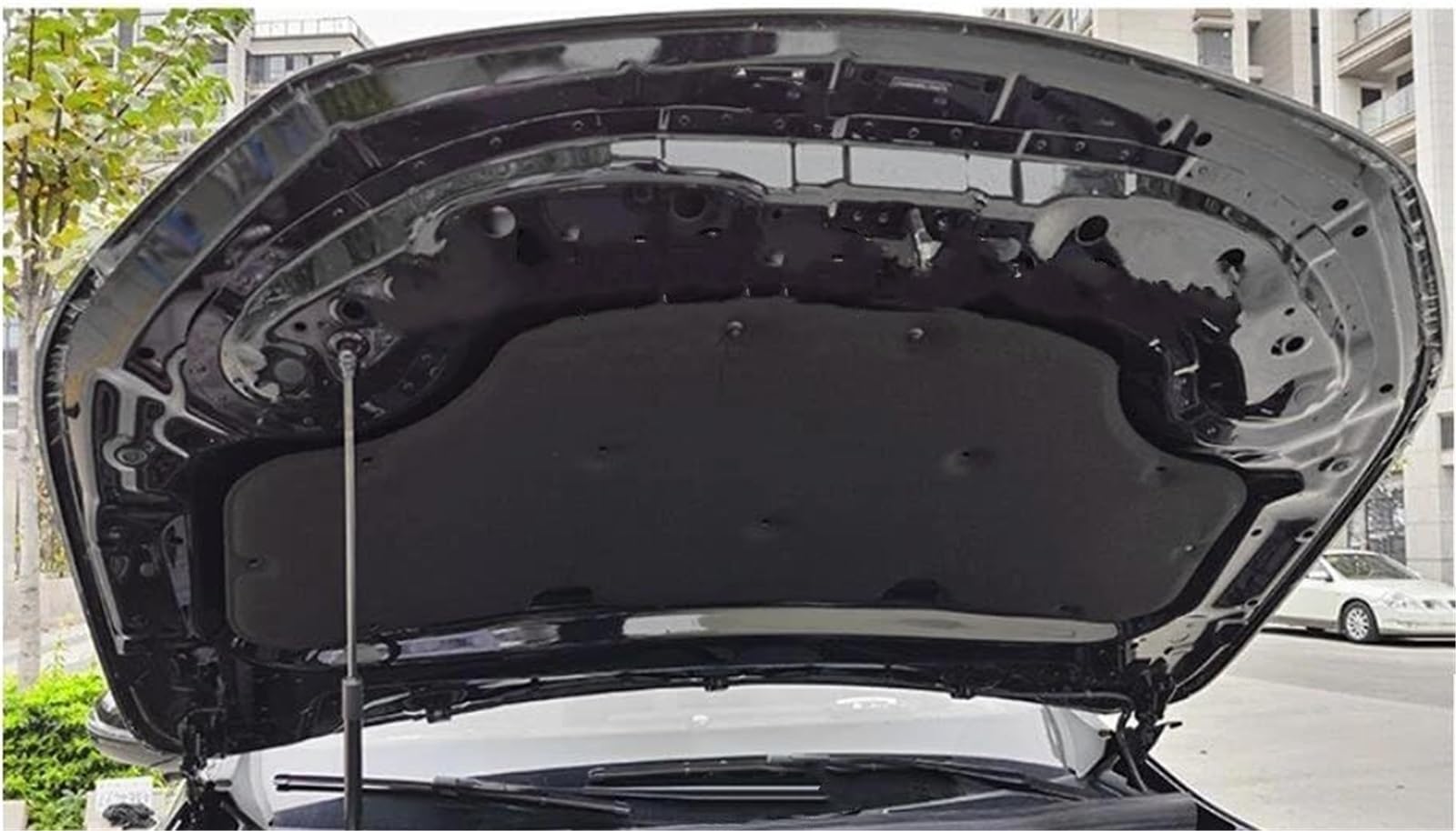 Do Mercedesa, , GLB Class X247 GLB180 GLB200 2019-2024 Maska Silnik Dźwięk Izolacja cieplna Podkładka bawełniana Mata dźwiękochłonna Pokrowiec Podkładka izolacyjna silnika