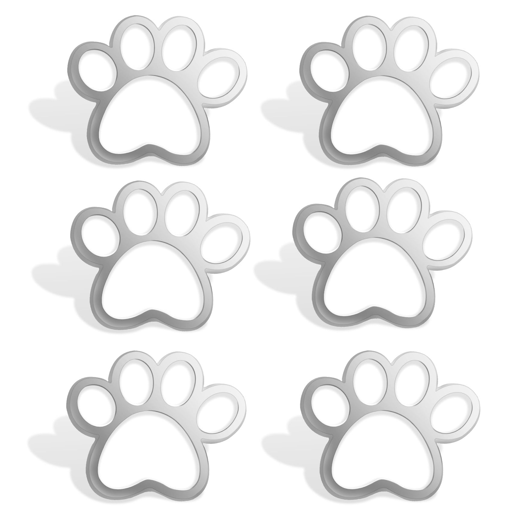6/12/50/100Pcs Multiple Colour Paw Award Lapel Pin 1 “ -School Student Awards Mascot Brooch Animal Badge For Clothes Bags Hats