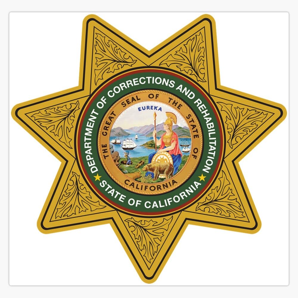 MAGNET CDCR Badge Magnetic Bumper Sticker 5