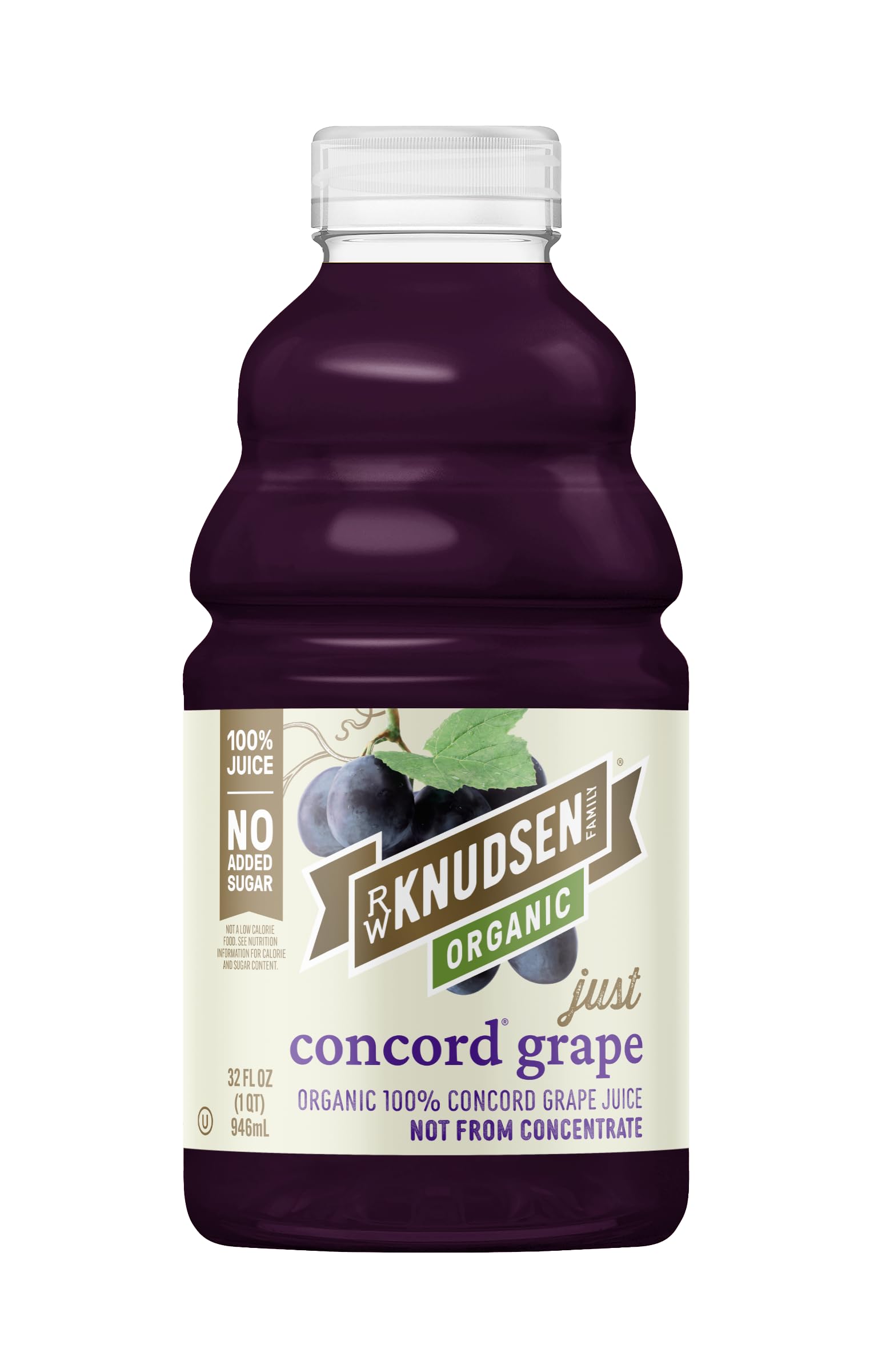 R.W. Knudsen Organic Just Concord Grape Juice, 32 fl oz (Pack of 1)