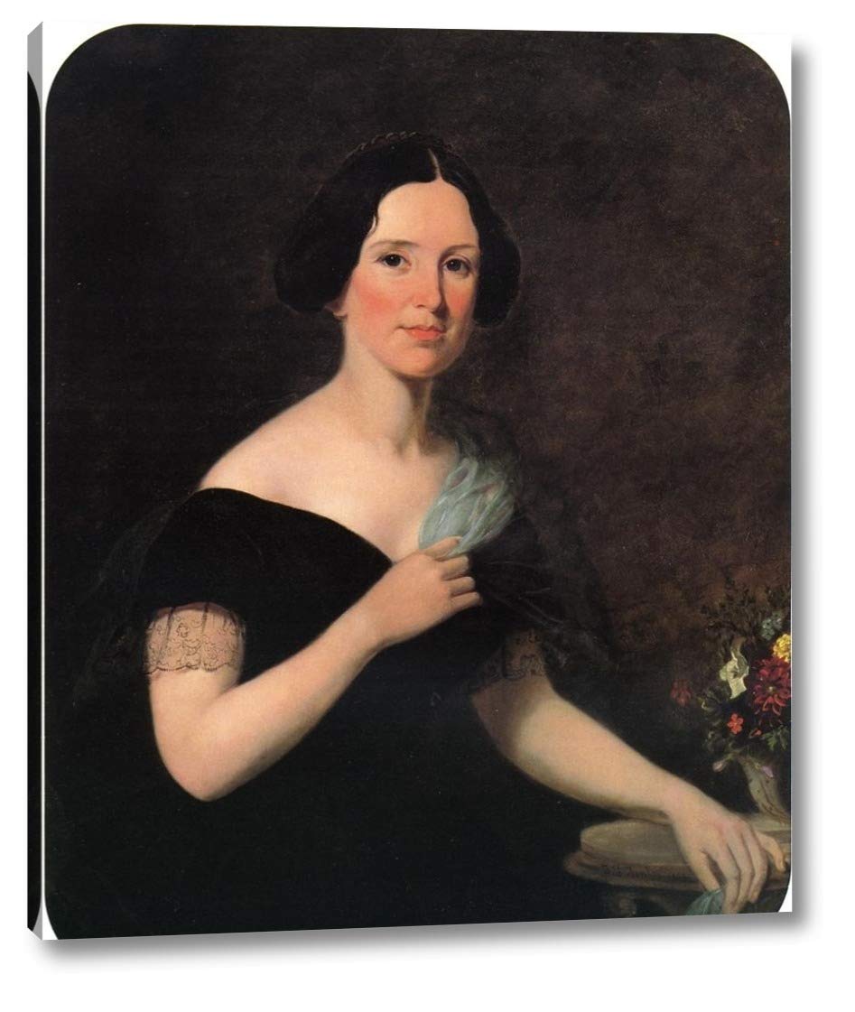 Mrs. James F. Robinson Also Known as Willina S. Hernson by Trevor Thomas Fowler - 14" x 16" Gallery Wrap Canvas Art Print - Ready to Hang