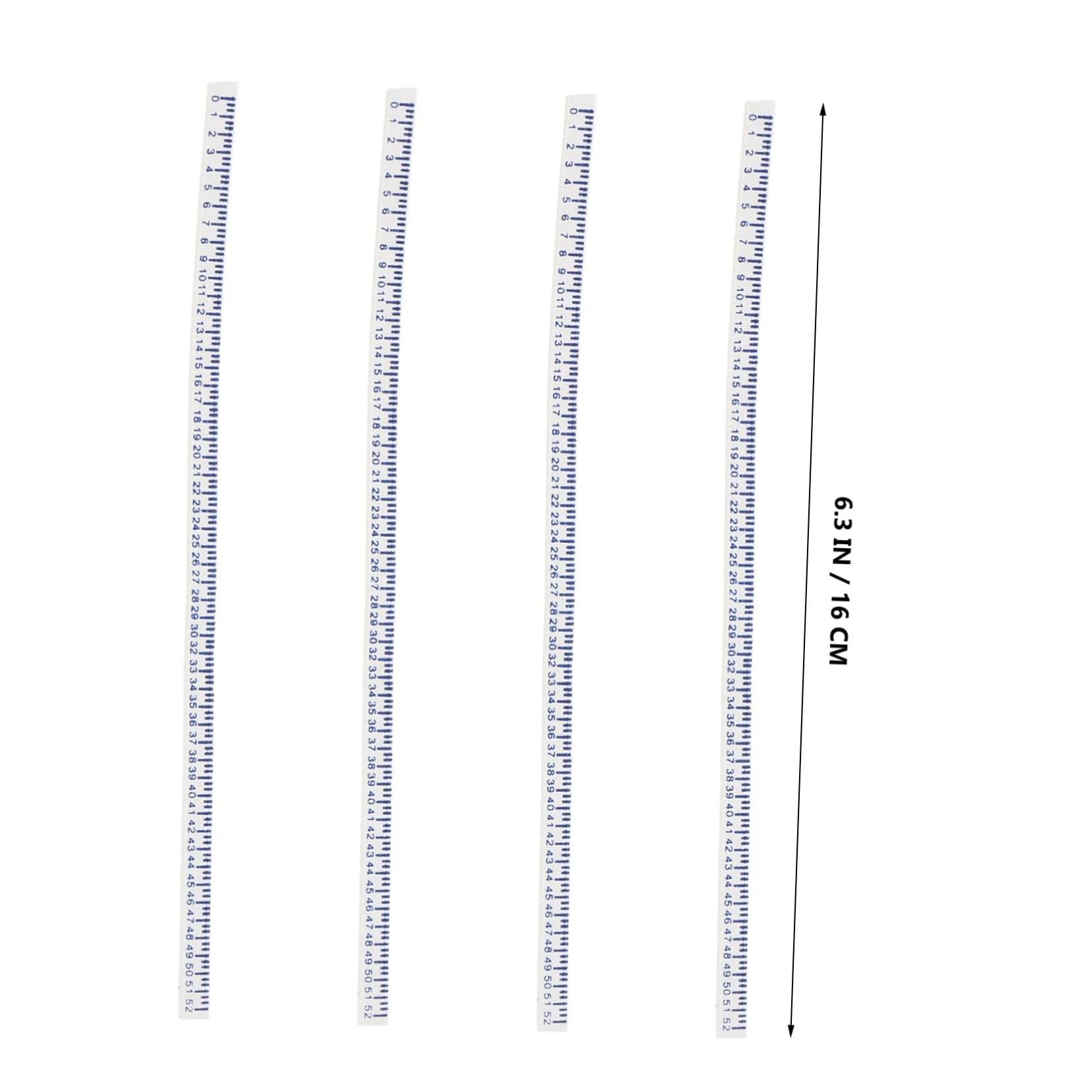 CIYODO 4pcs Retractable Mini Measuring Tapes Flexible Rulers for Dollhouse Decor Sewing Painting and DIY Miniatures