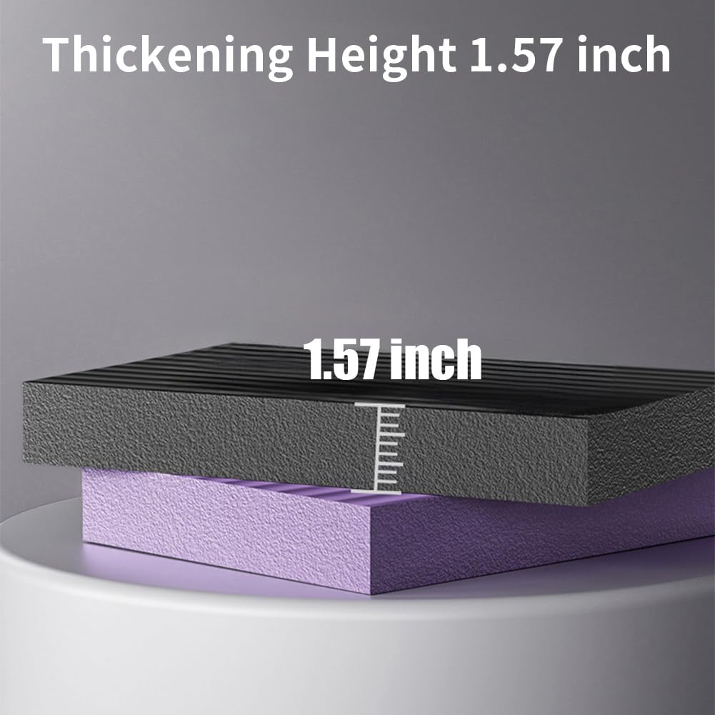 2pcs Exercise Balance Pad,Balance Mat Physical Therapy 1.5inch Thick High Resilience,Slip Resistant Foam Mat for Yoga, Pilates, Meditation，Gardening knee pads