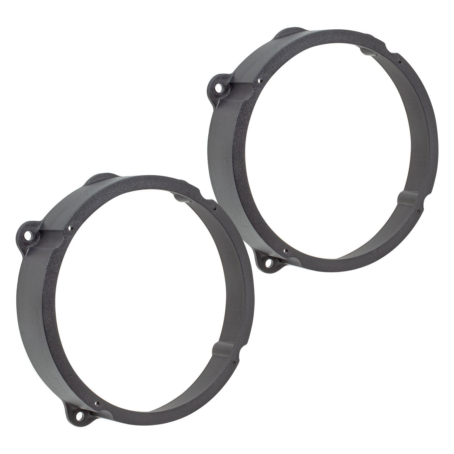 tomzz Audio 2802-000 Anelli per altoparlanti staffe adattatore compatibile con Alfa Romeo Fiat Lancia 147 159 Lancia Y Croma Idea varie posizioni di montaggio per 165 millimetri altoparlanti DIN