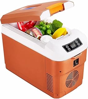 Réfrigérateur de voiture,glacière de 12 litres,glacière horizontale avec bandoulière,réfrigérateur domestique avec affichage numérique,mini-réfrigérateur plus frais et plus chaud,12V/24V/220V