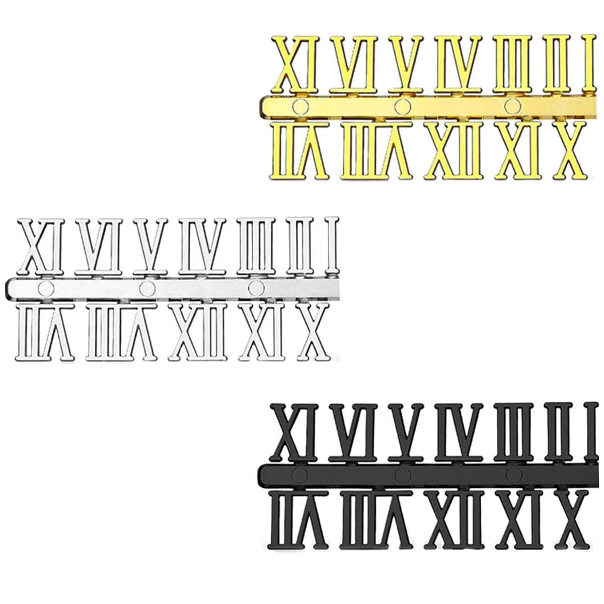 Digitale Klok Reparatie Tool Romeinse Cijfer Klok Reparatie Tool Digitale Klok Accessoires Arabisch Cijfer Quartz Klok Onderdelen:,Slive Arabisch Cijfer