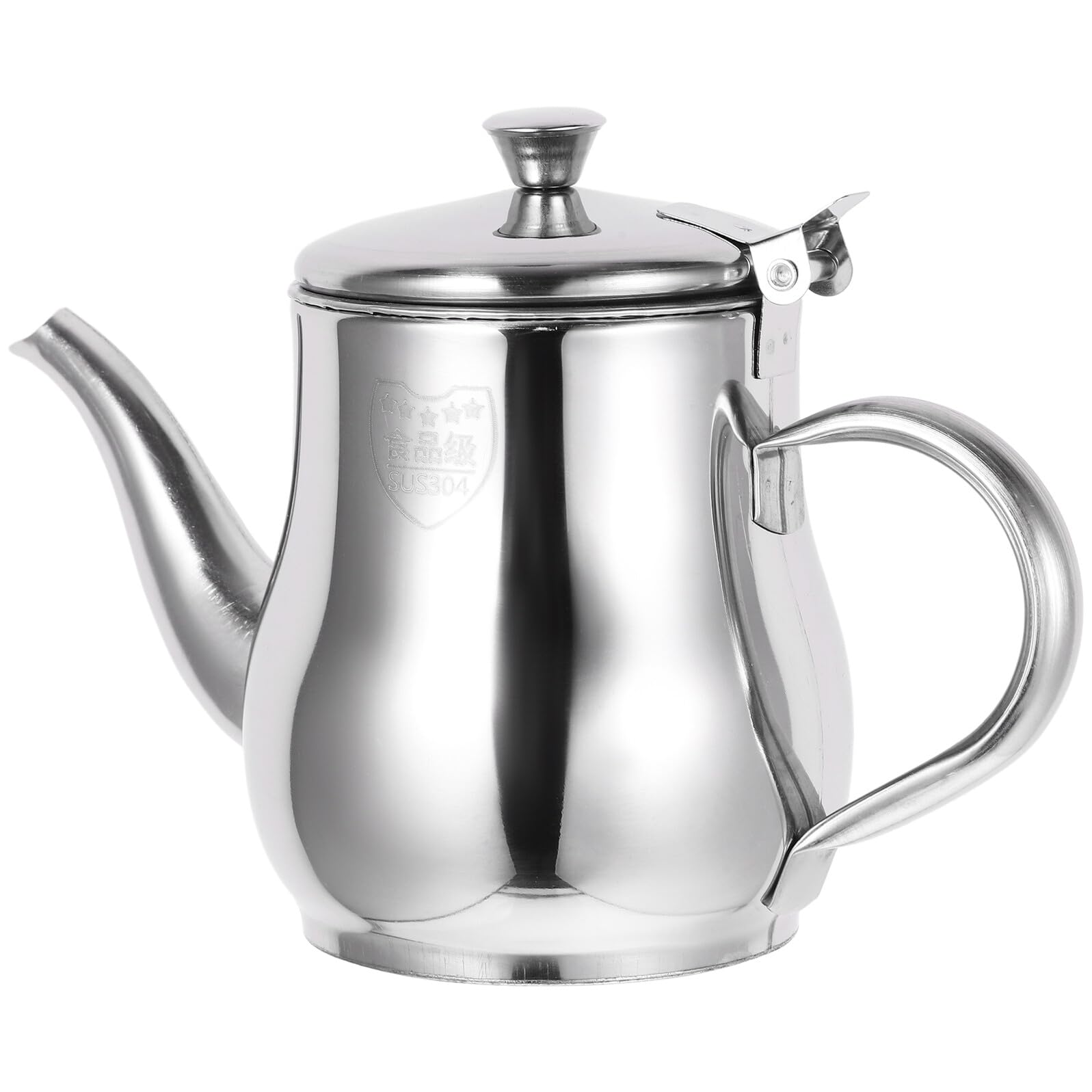 Gadpiparty Recipiente para Aceite de Cocina Colador de Acero Inoxidable 385 Ml, Filtro Separador de Grasa, Apto para Uso Doméstico y Profesional, Adecuado para Filtrar y Almacenar Aceite