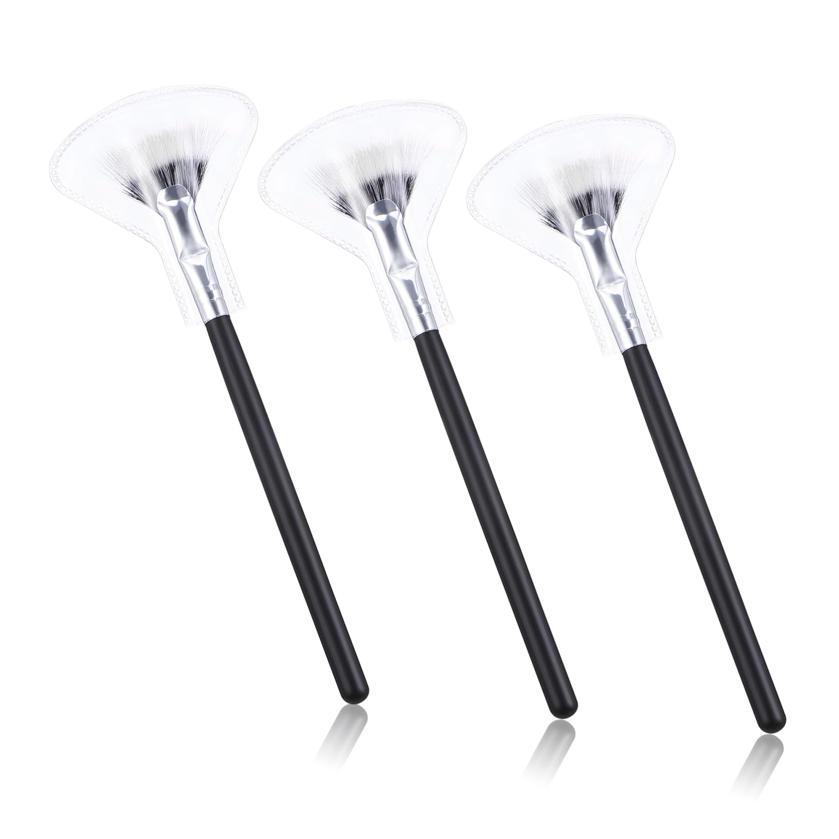 Gogogmee Professional Lash Set 3pc Brush for Mascara Application for Extensions