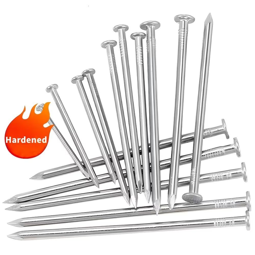 SYDARSYN Masonry Nails 304 Stainless Steel Concrete Nails Wall Nails M6x153mm (5 pcs), Silver - Image 4