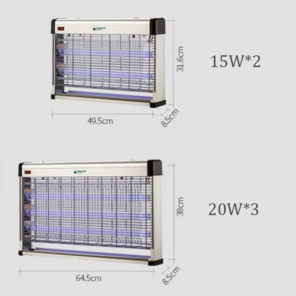 Trampa para Mosquitos Lámpara antimosquitos Lámpara eléctrica para Insectos Lámpara antimosquitos Repelente de Insectos Hogar Negocio Lámpara LED UV para Matar Mosquitos Lámpara LED para Mat
