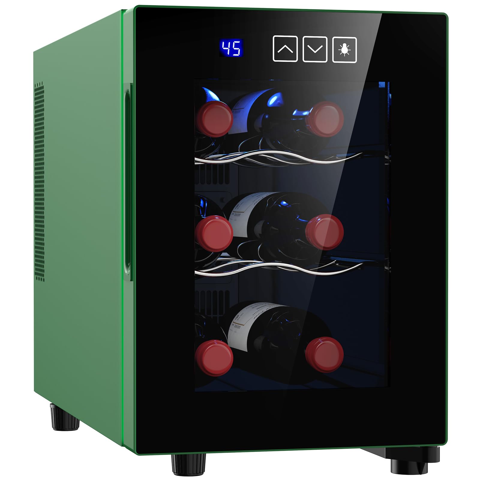 Mojgar 4457446-7 0.6 cu ft Wine Cooler Green