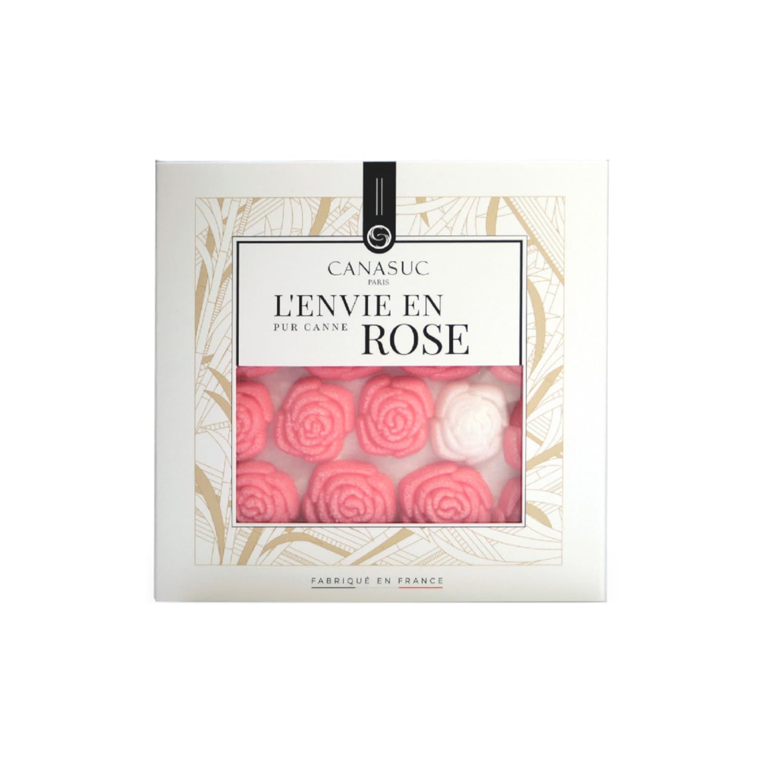 Canasuc | 32 Zollette Zucchero Forma Cuore | 36 Zollette Zucchero Forma di Rosa - 2 x 225 Gr | Zucchero Confezione Regalo | Zucchero Decorativo