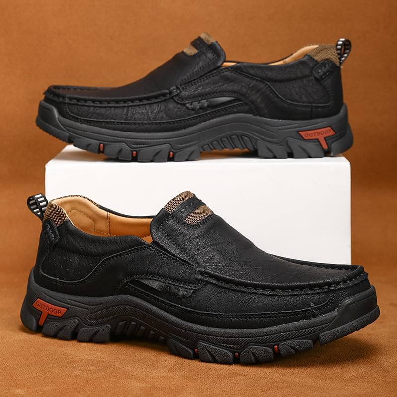 Shaire Men's Loafers Slip-On Shoes Classic Comfort with Memory Foam Casual Driving Moccasins - Image 2