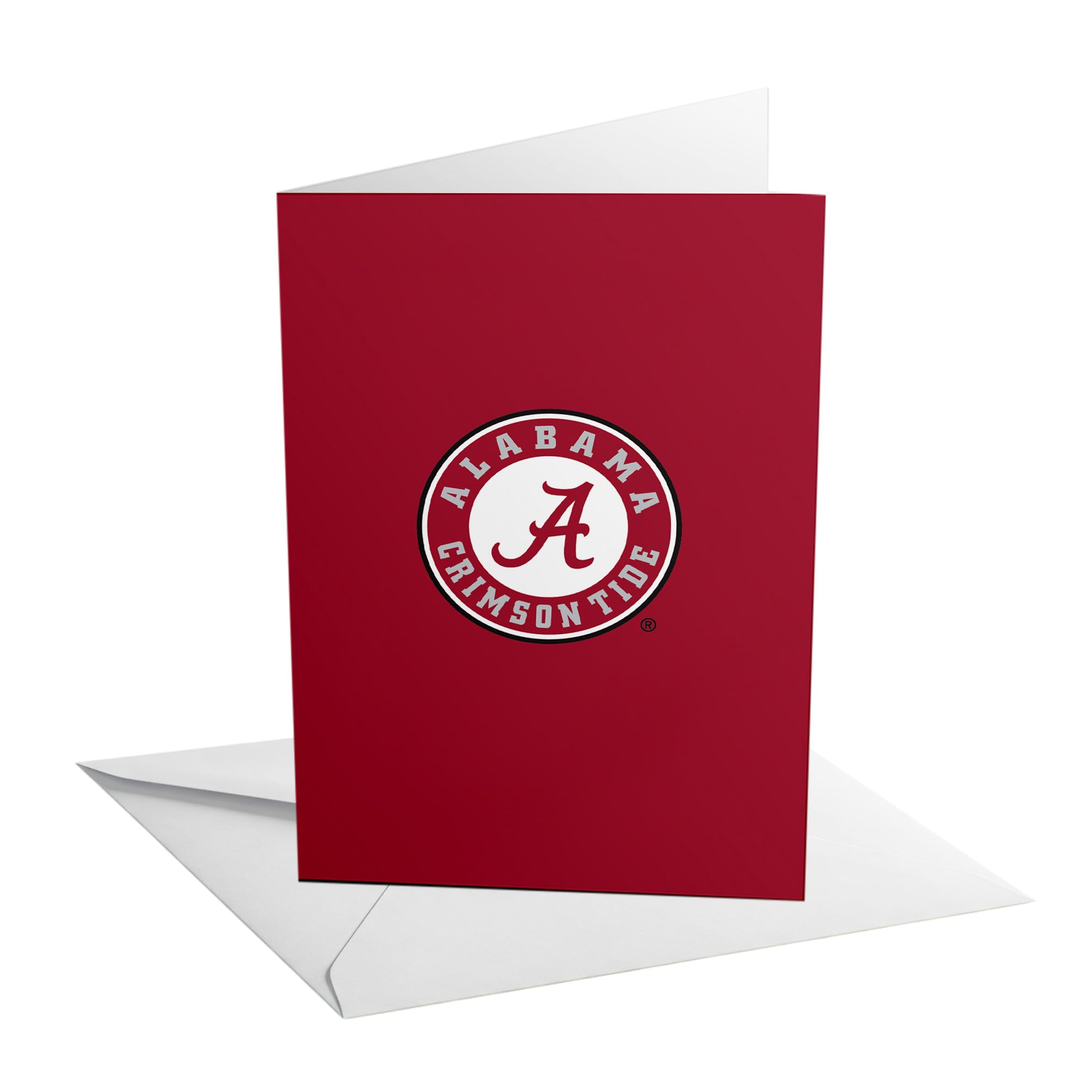 Desert Cactus The University of Alabama 5x7 Inch Greeting Card Crimson Tide Bama UA Single Folded Cardstock with Envelope Party Celebration Officially