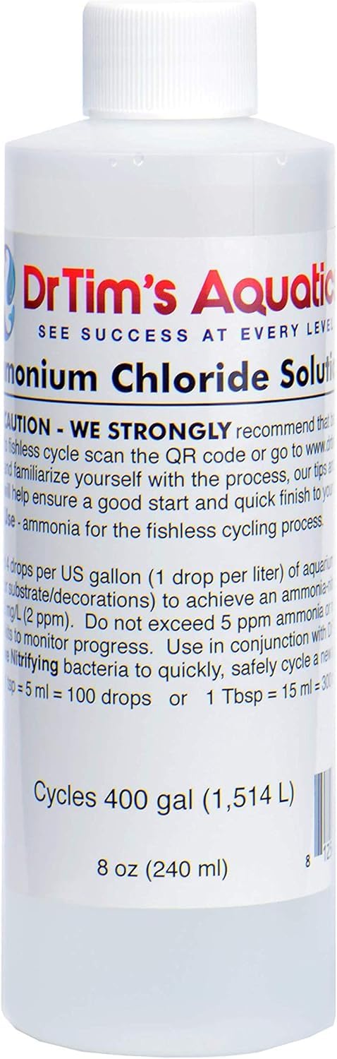 Dr Tims Aquatics Ammonium Chloride Aquarium 100 Natural 2 Oz Dr Tims Aquatics Ammonium Chloride Saltwater Freshwater and