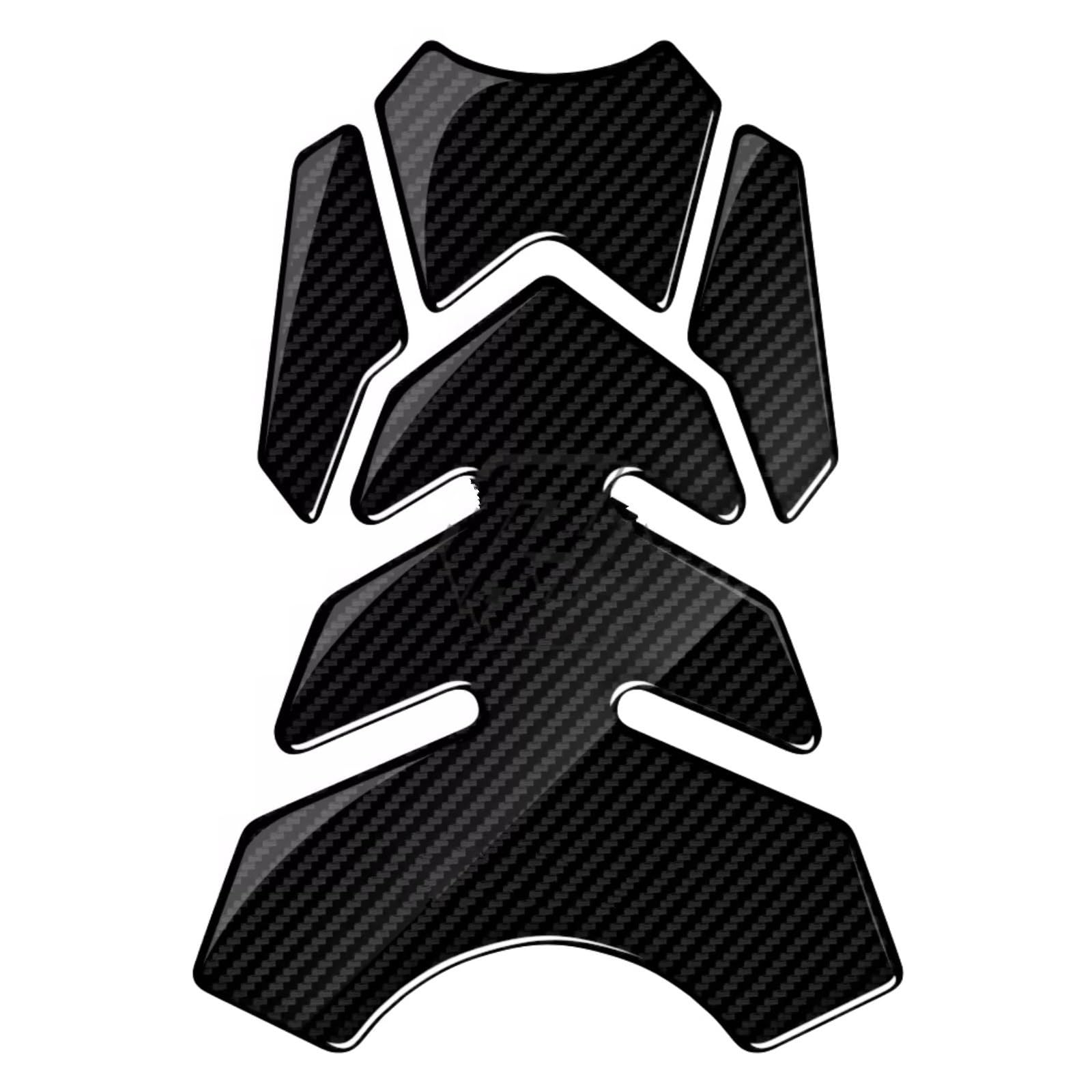 Compatibile Con CBR900RR Per CBR1000RR Per CBR1100XX 3D Carbon Look Moto Tappo Serbatoio Carburante Etichetta Sovrapposta Pellicola Copertura Decorativa Antiscivolo Serbatoio(B)