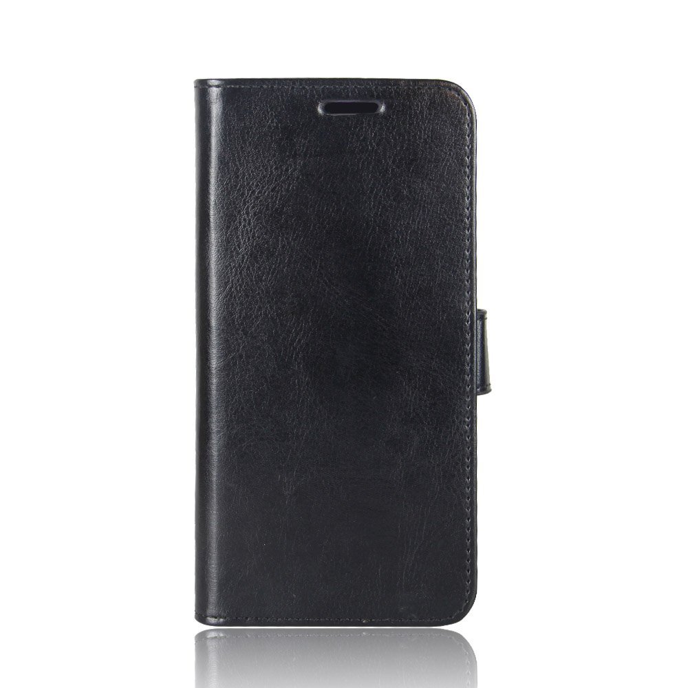 Zl One PU Leather Protection Card Slots Wallet Cover Flip Case for Doogee X70 (Black)