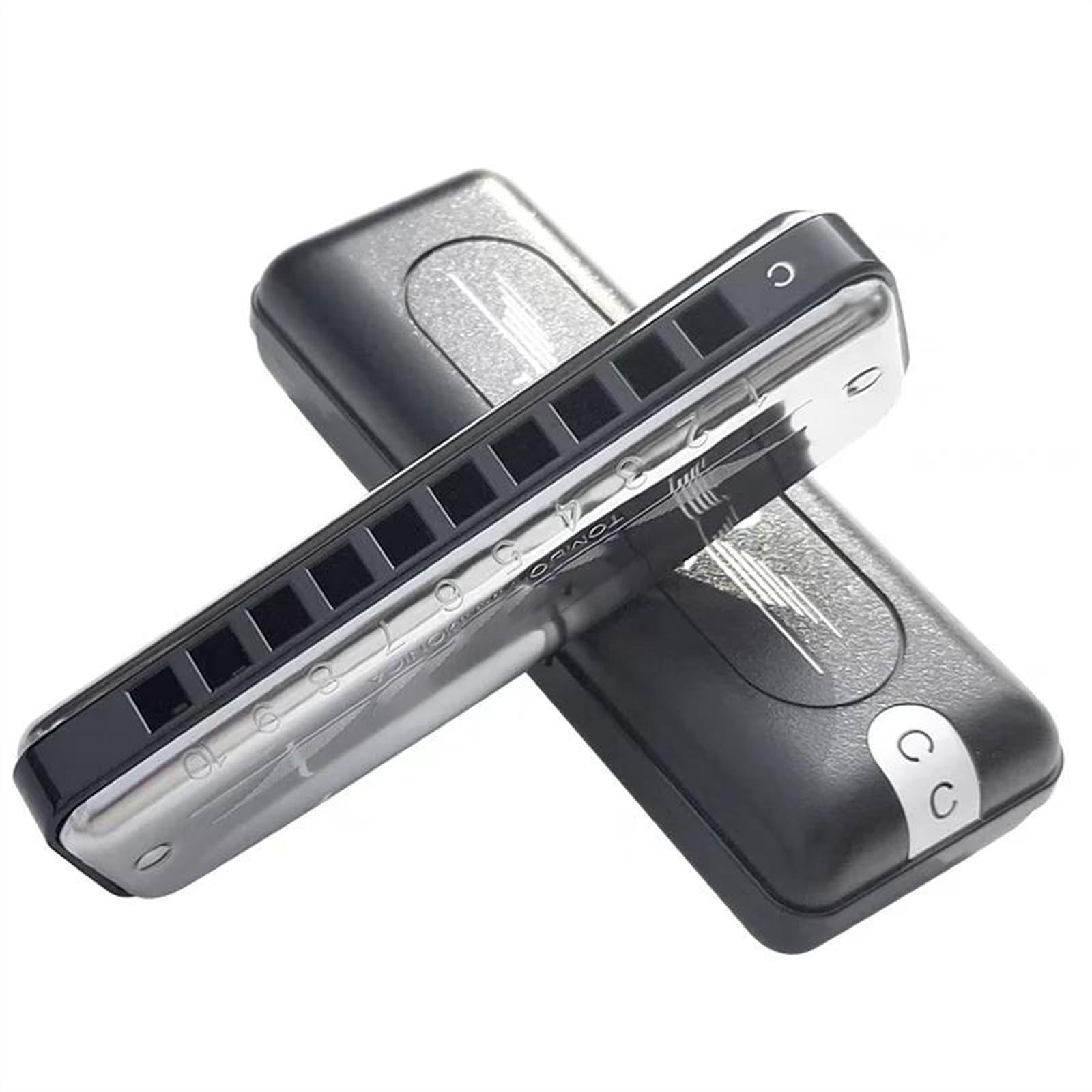 harmonijka Harmonijka Diatoniczna 10 Blues Harp 20 Tones Pokrywa ze stali nierdzewnej Organy ustne Armonica Profesjonalne instrumenty muzyczne