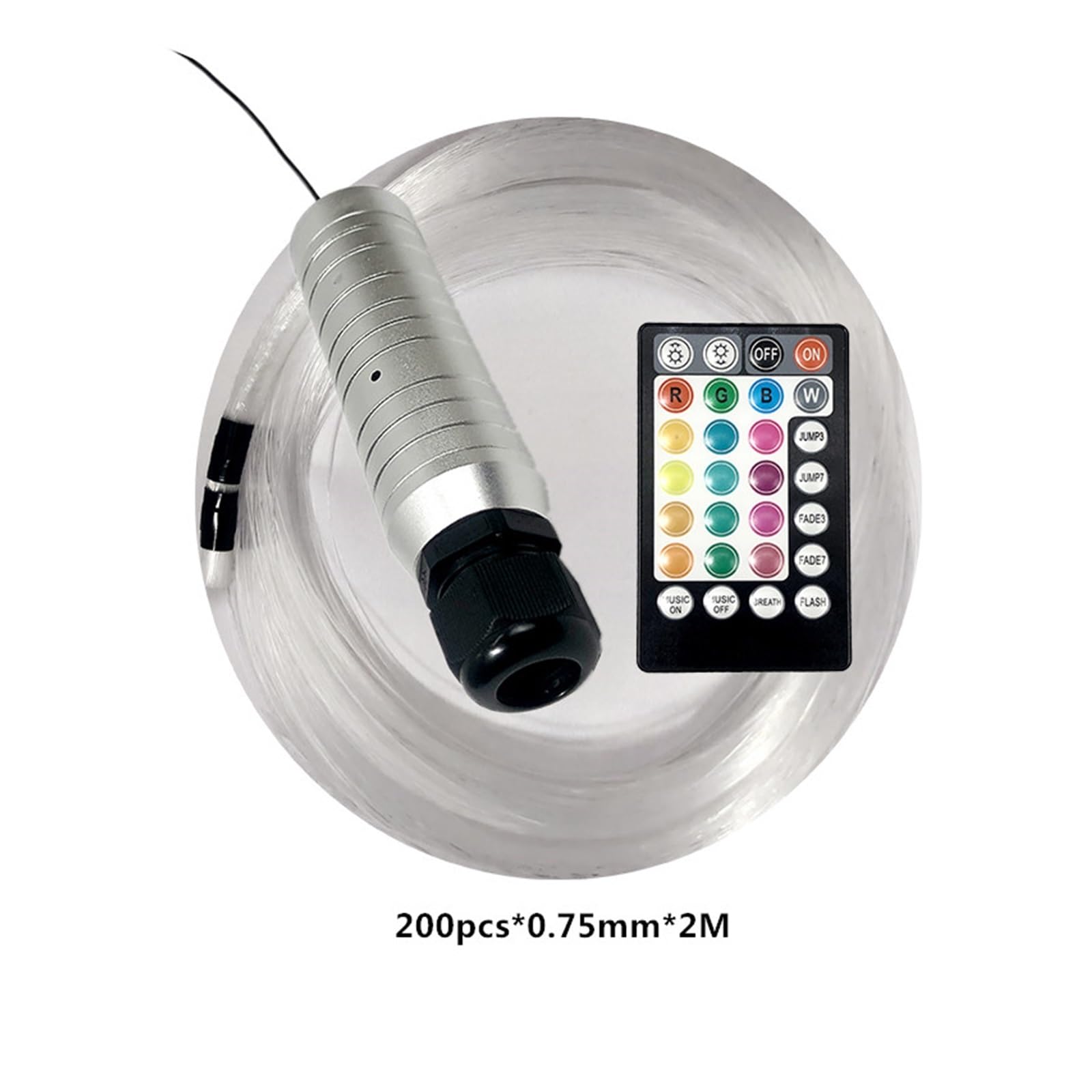 Oświetlenie wnętrza samochodu LED, Oświetlenie światłowodowe samochodu inteligentny silnik światłowodowy 12vd 6w, kabel sterujący gwiaździsty efekt sufitowe oświetlenie pokoju lampa LED sygnał Bluetoo