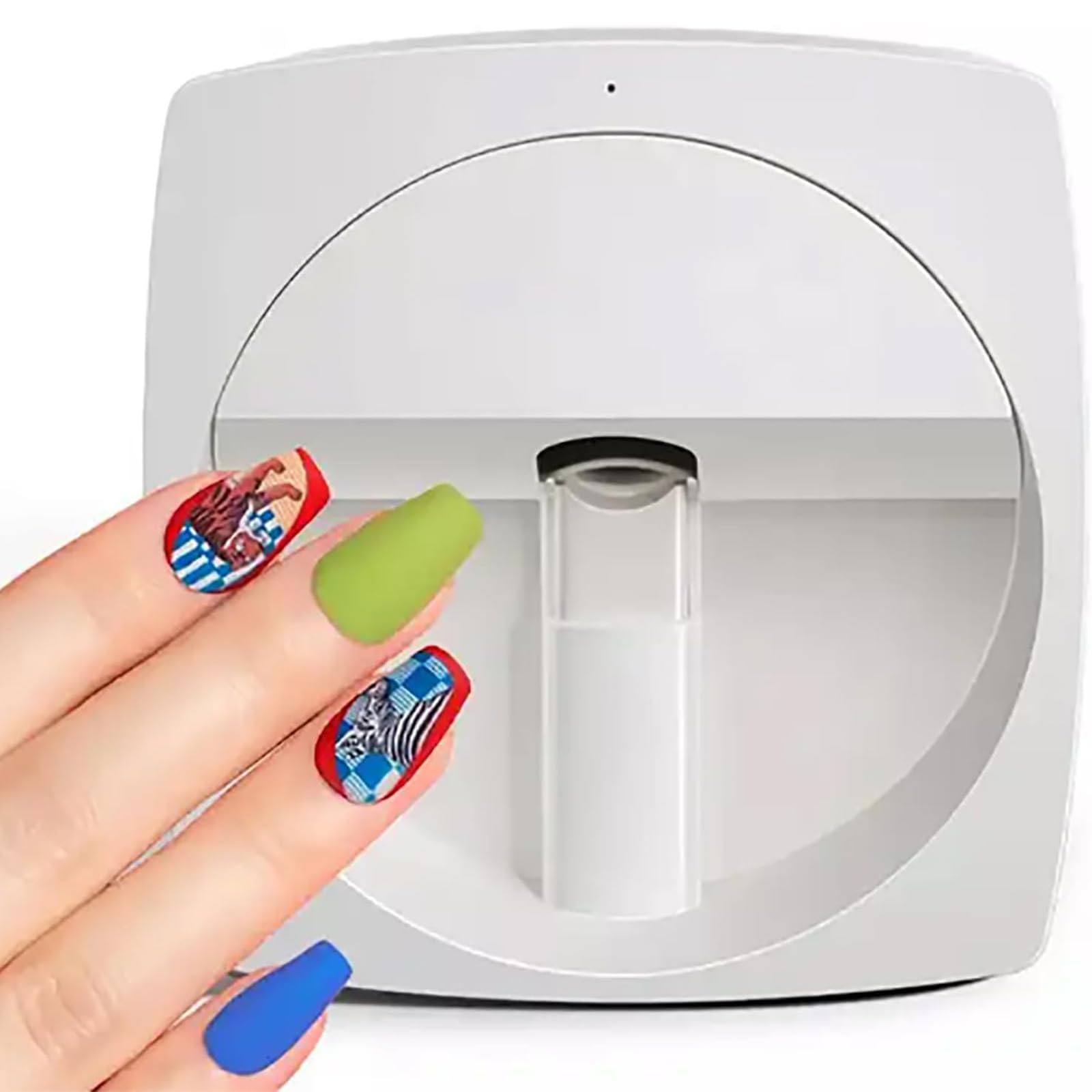 SKVLF Nail Art Printing Machine, A Digital Mobile Nail Art Printing Machine with Artificial Intelligence Recognition Function, Which Can Transmit Images in Multiple Ways