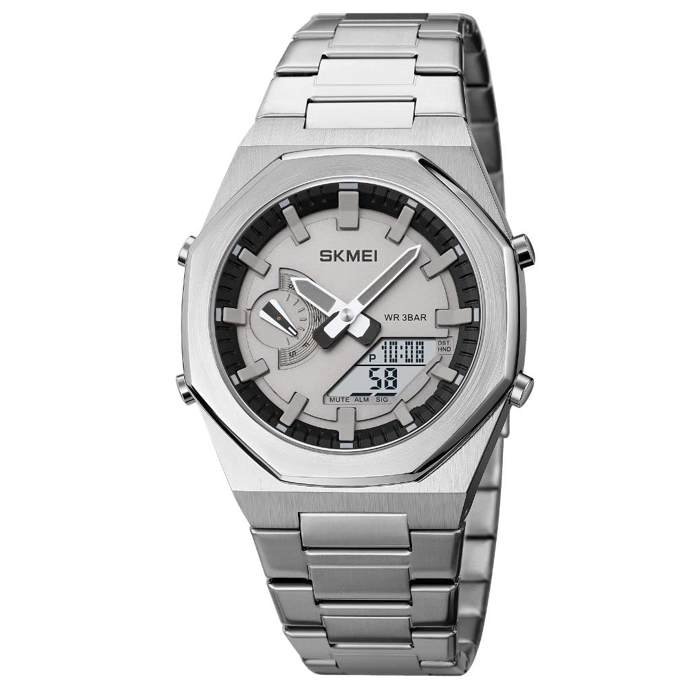SKMEI Men’s Dual-Display Watch | 50M Waterproof Digital and Analog Watch for Men | Multifunctional Formal and Casual Men’s Wristwatch | Model:1816 (B0C3HB5BN6) Amazon Price History, Amazon Price Tracker